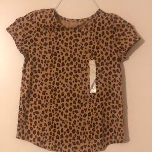 Girl’s Cheetah Print T-shirt